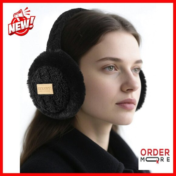 Adjustable Faux Fur Earmuffs Foldable Winter Ear Warmers main image 4